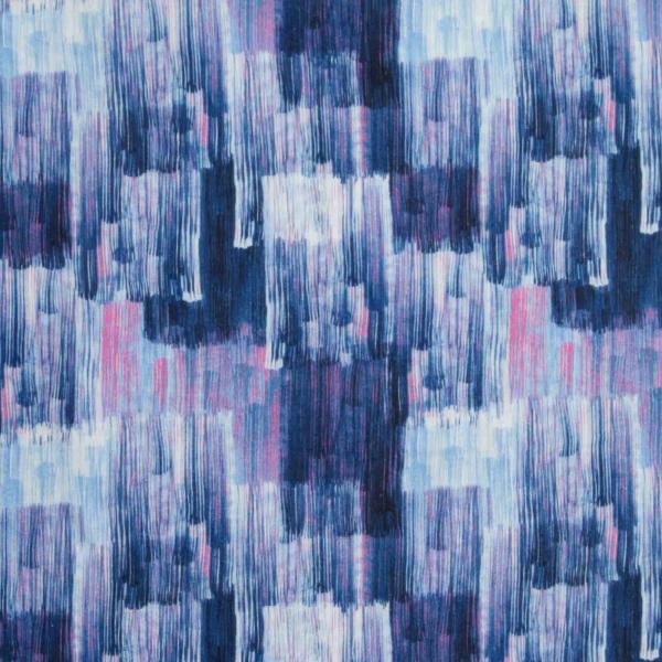 Joy - Double Gauze, Grafisch, rosa/dunkelblau
